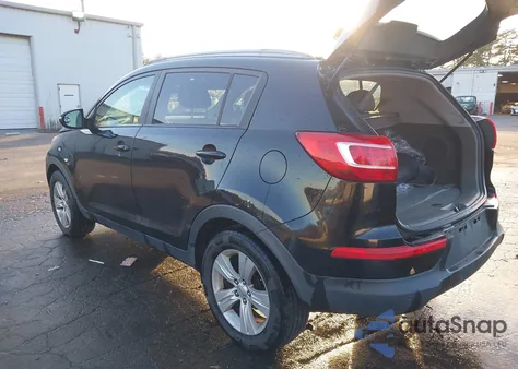 2011 Kia Sportage Lx from USA, damaged, VIN KNDPB3A25B7059193
